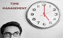 TIME MANAGEMENT PowerPoint Presentation