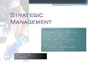 Strategic Management Powerpoint Presentation