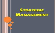 introduction to Strategic Management PowerPoint Presentation