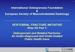 International Osteoporosis Foundation and European PowerPoint Presentation