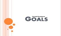 Strategy Formulation Goals PowerPoint Presentation