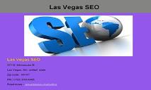 Las Vegas SEO - Searh Engine Optimization PowerPoint Presentation