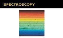 SPECTROSCOPY PowerPoint Presentation