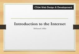Introduction to the Internet Powerpoint Presentation