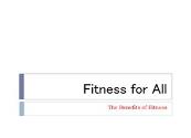 Fitness For All Powerpoint Presentation