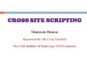 Cross Site Scripting OR XSS Powerpoint Presentation