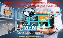 Mobile App Development Bangkok With a Range of Multiple Features PowerPoint Presentation