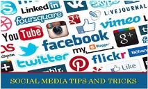 Social Media Tips and  Tricks PowerPoint Presentation