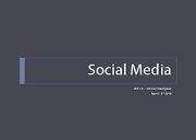 Social Media Powerpoint Presentation