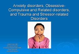 Anxiety Disorders PowerPoint Presentation