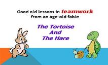 Teamwork A Story PowerPoint Presentation