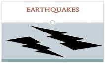 Earthquakes PowerPoint Presentation