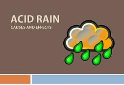 Acid Rain Causes And Effects PowerPoint Presentation