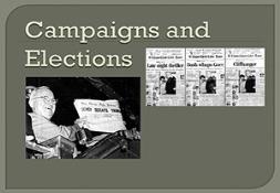 Campaigns and Elections Powerpoint Presentation
