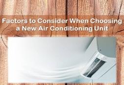 Factors to Consider When Choosing a New Air Conditioning Unit PowerPoint Presentation