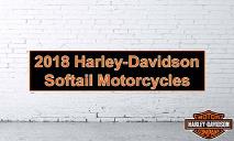 2018 Harley-Davidson Softail Motorcycles PowerPoint Presentation