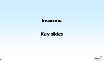 Insomnia PowerPoint Presentation