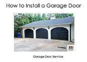 How to Install a Garage Door Powerpoint Presentation