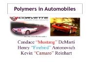Polymers in Automobiles UB Engineering Powerpoint Presentation
