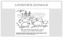 Livestock Animals PowerPoint Presentation