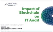 Impact of Blockchain on IT Audit PowerPoint Presentation