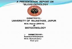 Blood Releated Pathology PowerPoint Presentation