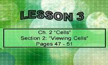 Cell Theory PowerPoint Presentation