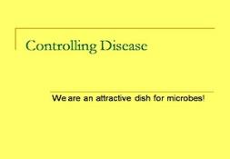 Controlling Disease PowerPoint Presentation