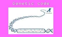 Genetic Code PowerPoint Presentation