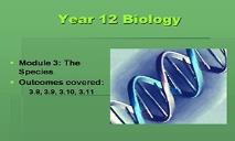 Genetics PowerPoint Presentation