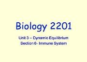 Immune System Powerpoint Presentation