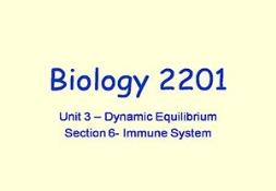 Immune System Powerpoint Presentation