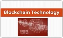 Blockchain Technology PowerPoint Presentation
