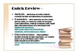 Sexual Reproduction Lesson Powerpoint Presentation
