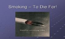 Smoking PowerPoint Presentation