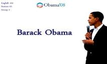 About Barack Obama PowerPoint Presentation