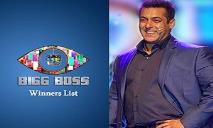 Bigg Boss Winners List PowerPoint Presentation