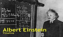 Albert Einstein Biography Timeline PowerPoint Presentation