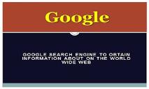 About Google PowerPoint Presentation