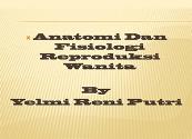 ANATOMI REPRODUKSI WANITA Powerpoint Presentation