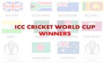ICC Cricket World Cup Winner List PowerPoint Presentation
