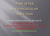 Pain and IM injection Powerpoint Presentation