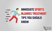 Immediate Sports Injuries Treatment Tips You Should Know PowerPoint Presentation