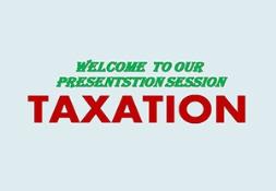 Taxation PowerPoint Presentation