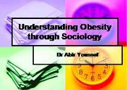 Understanding Obesity through Sociology Powerpoint Presentation
