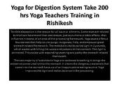 Yoga for Digestion System Powerpoint Presentation