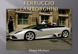 Ferruccio Lamborghini PowerPoint Presentation