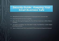 Security Guide Keeping Your Small Business Safe PowerPoint Presentation