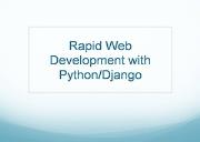 An Intro About Django Framework Powerpoint Presentation