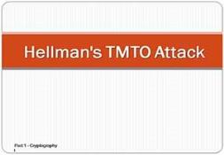 Hellmans TMTO Attack PowerPoint Presentation
